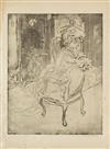 JACQUES VILLON La Parisienne, tournée à droite (première planche).